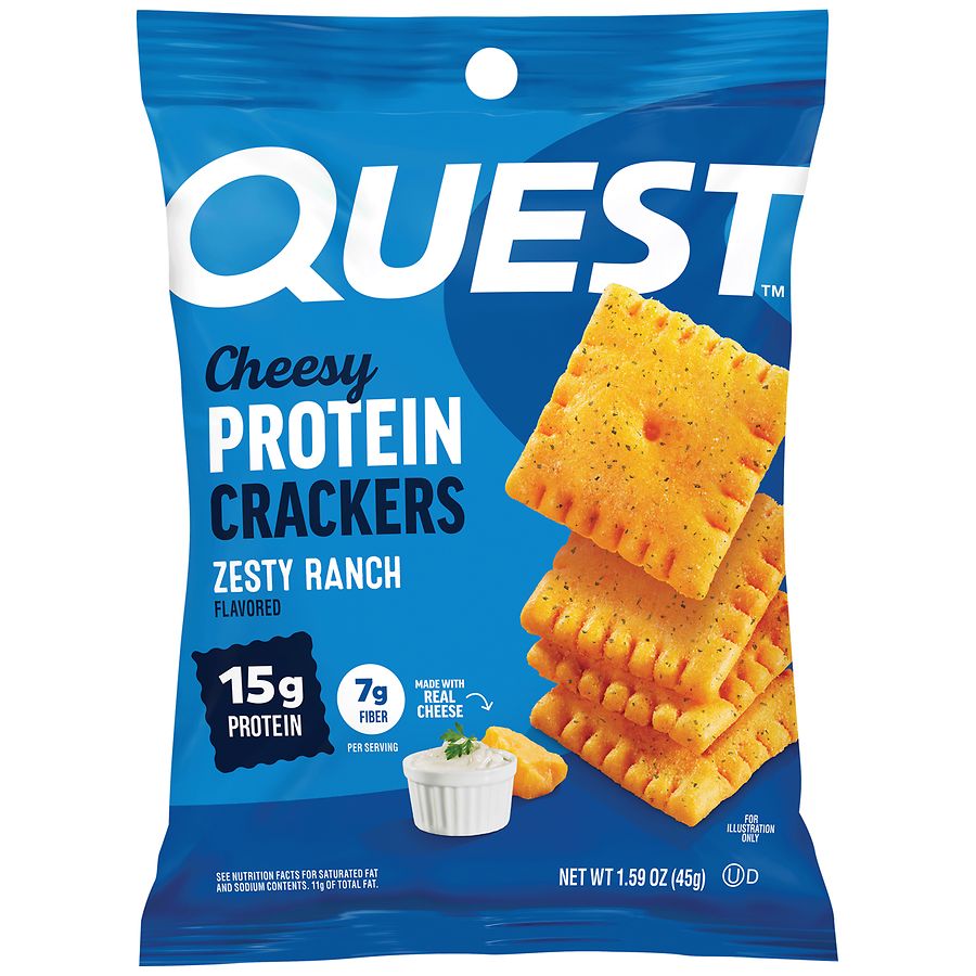 Quest Protein Crackers Zesty Ranch | Walgreens
