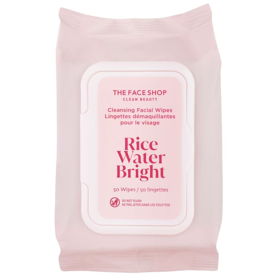 The Face Shop Cleansing Facial Wipes, Vegan Moisturizing Makeup Remover Wipes