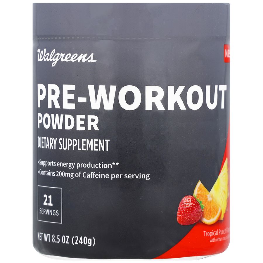 Walgreens Pre-Workout Powder Tropical Punch