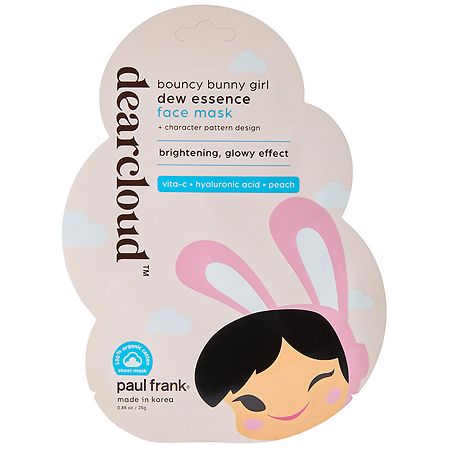 dearcloud Bouncy Bunny Girl Dew Essence Face Mask