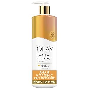 Image of Olay Dark Spot Correcting Body Lotion with AHA  Vitamin C and Niacinamide  17 fl oz  Exfoliating Body Lotion