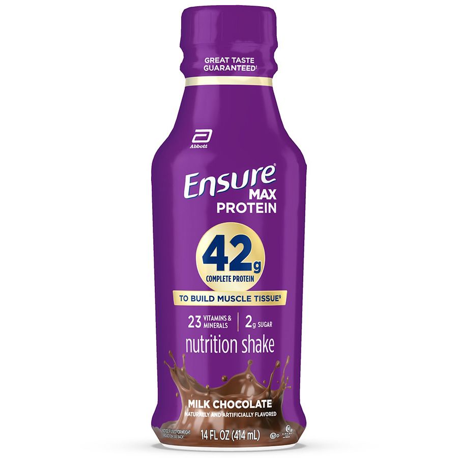 Ensure Max Protein 42g, Ready-to-Drink Nutrition Shake Bottle Milk Chocolate