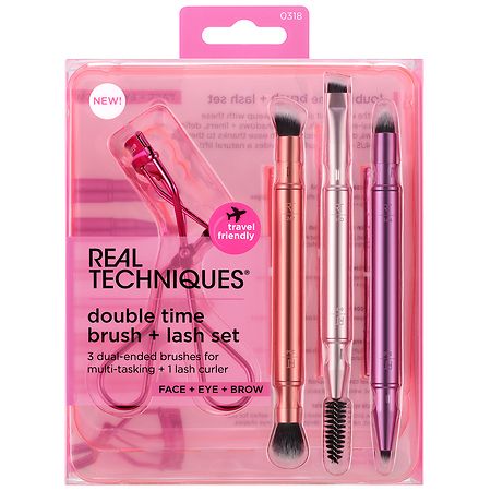 Real Techniques Double Time Brush + Lash Set