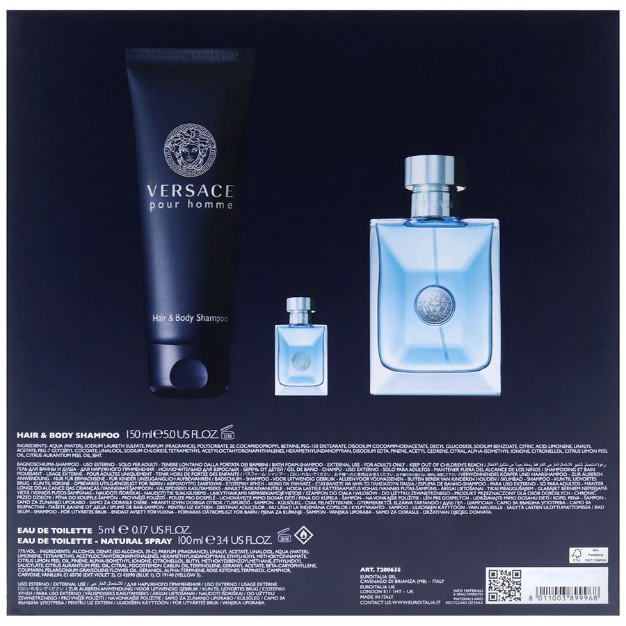 Versace Pour Homme Gift Set | Walgreens