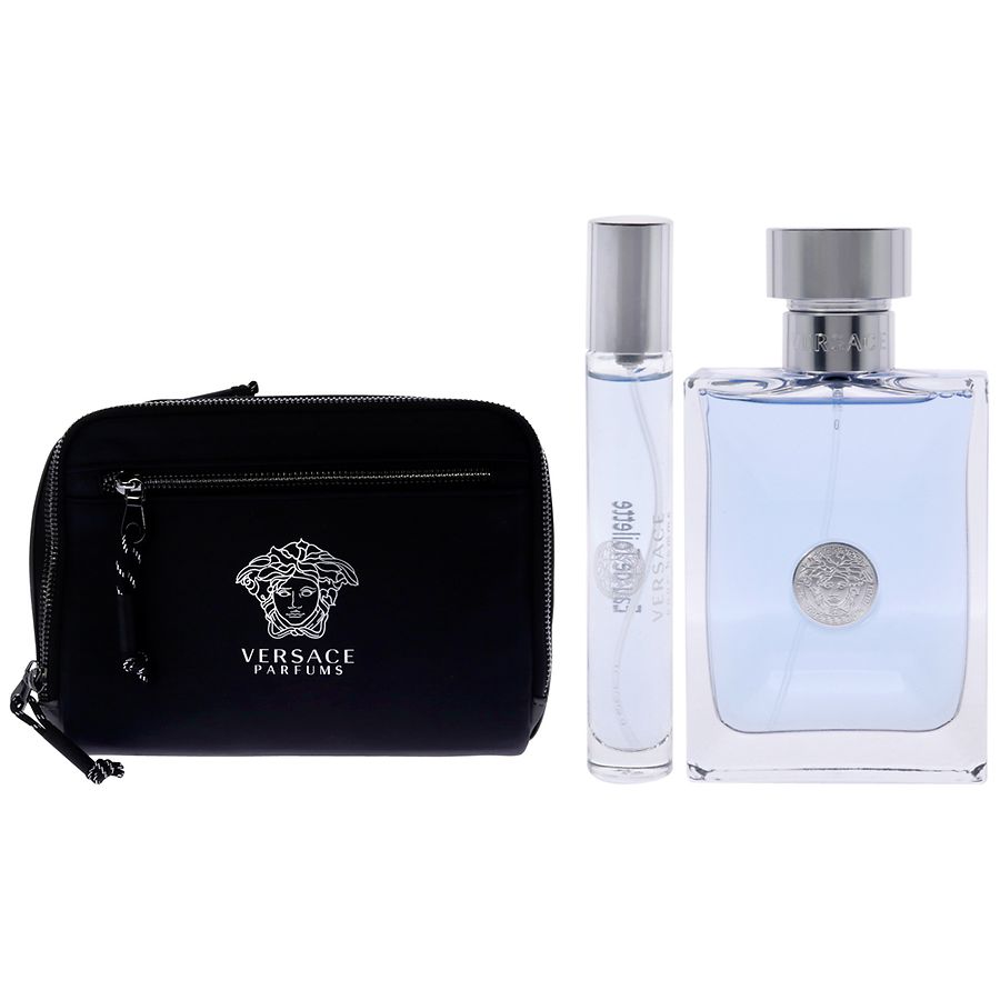 Versace Pour Homme Gift Set, Eau De Toilette Sprays with Pouch