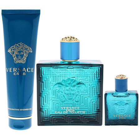 Versace Eros Gift Set, Eau De Toilette Sprays, Shower Gel | Walgreens