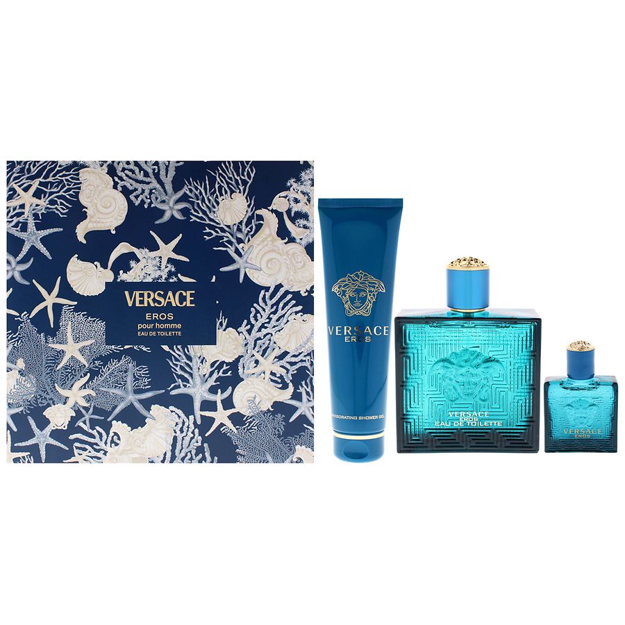 VERSACE EROS ギフトセット Versace Eros Gift Set, Eau De Toilette Sprays, Shower Gel | Walgreens