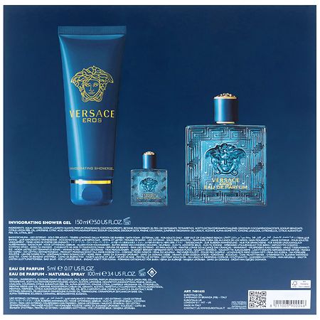 Gianni Versace Eros Eau De Parfum Gift Set | Walgreens