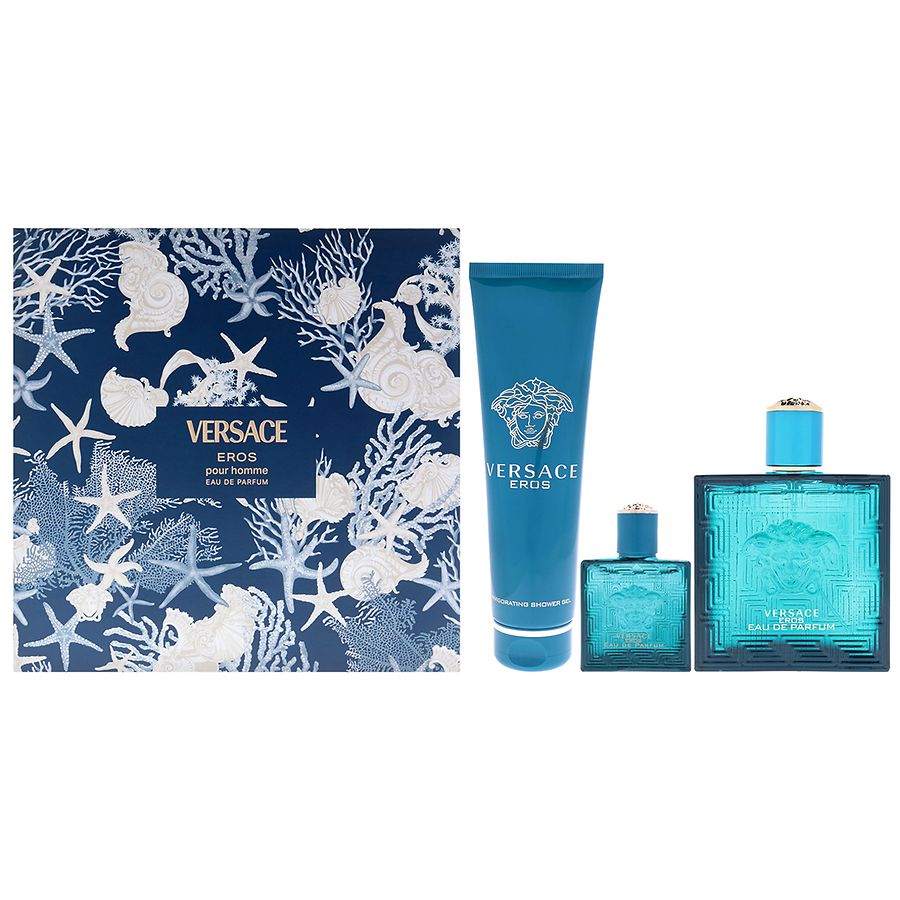 Gianni Versace  テーブルクロスセット Gianni Versace Eros Eau De Parfum Gift Set | Walgreens