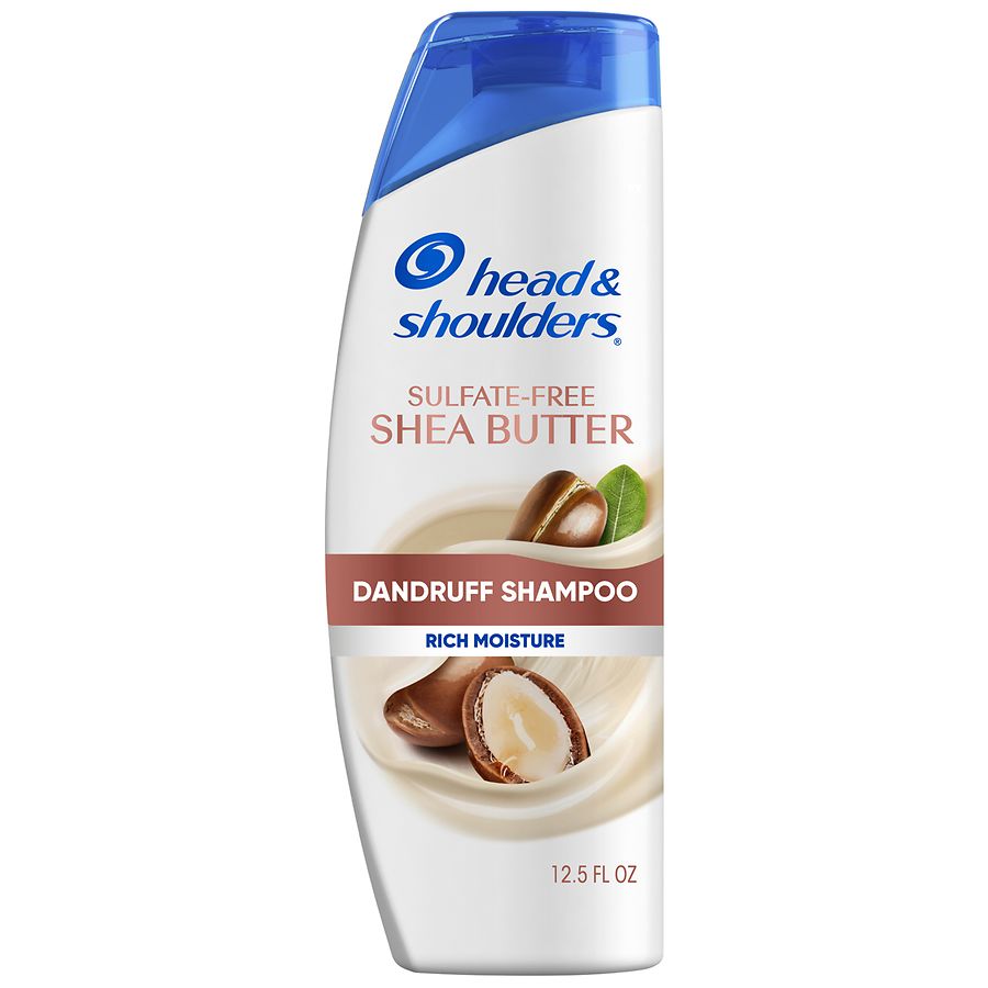 Head & Shoulders Dandruff Shampoo, Sulfate-Free, Rich Moisture, Curly & Coily Hair Shea Butter