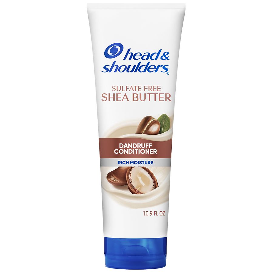 Head & Shoulders Dandruff Conditioner, Sulfate-Free, Rich Moisture, Curly & Coily Hair Shea Butter