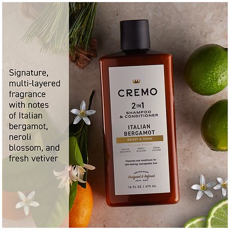 Cremo 2-In-1 Shampoo & Conditioner Italian Bergamot | Walgreens