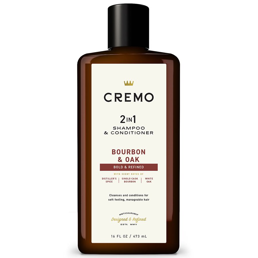 Cremo 2-In-1 Shampoo & Conditioner Bourbon & Oak | Walgreens