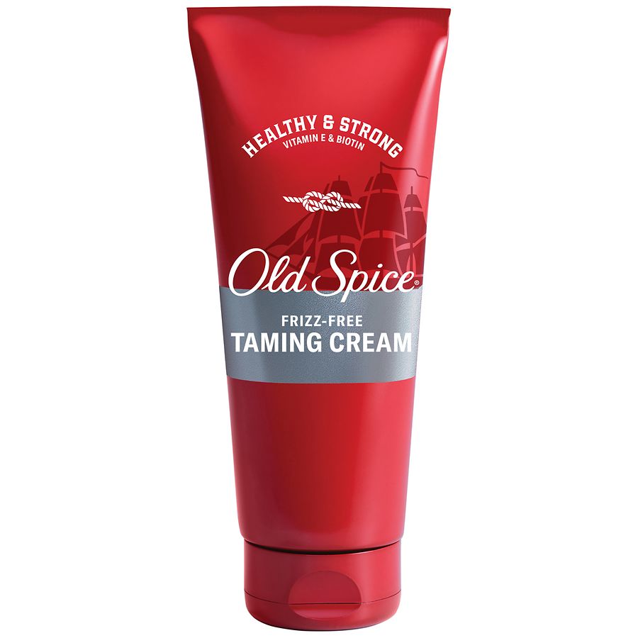 Old Spice Frizz-Free Taming Cream, Healthy & Strong with Vitamin E