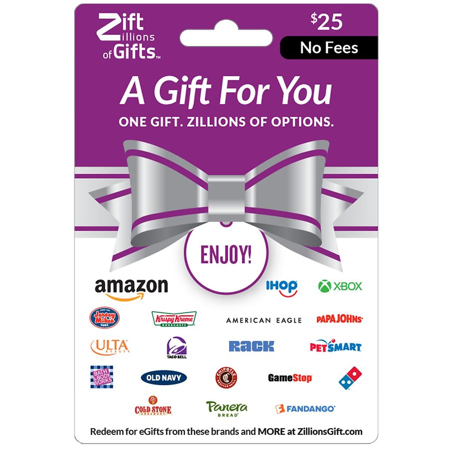 Zift Online Exchange Gift Card $25 | Walgreens