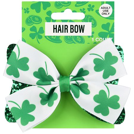 Festive Voice St. Patrick's Day Hair Bow