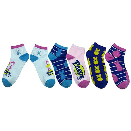Peeps Embroidered Quarter Socks