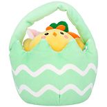 Festive Voice Plush Basket with Characters