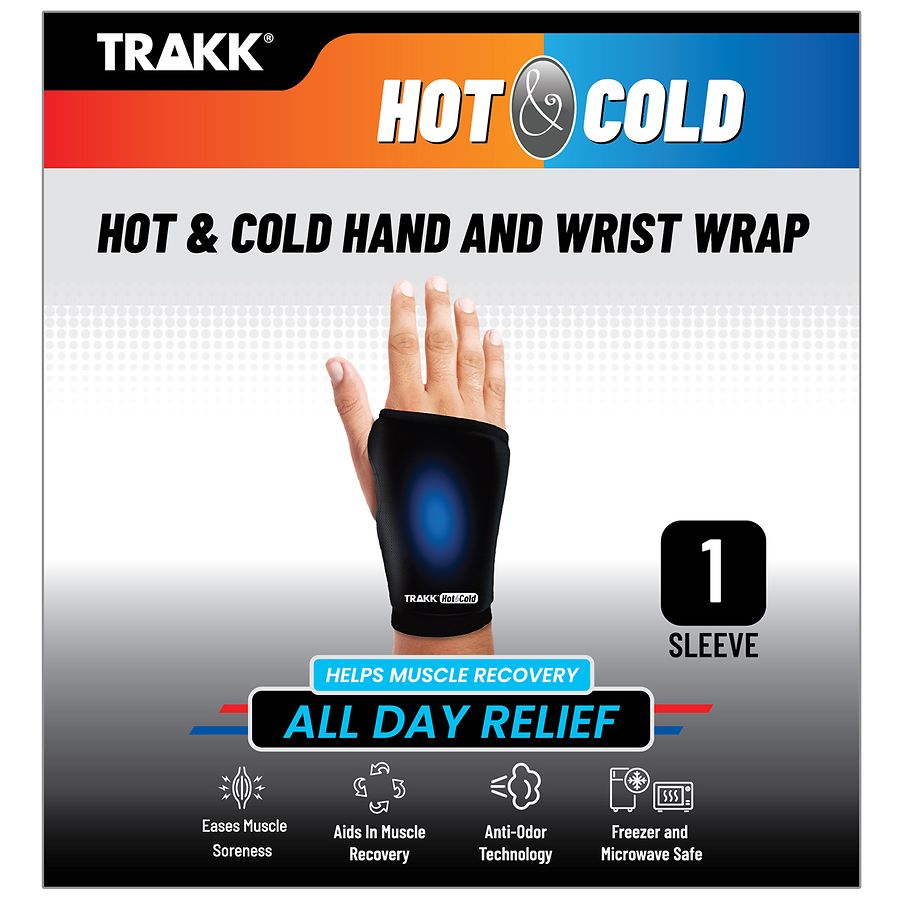 Trakk Hot/Cold Hand/Wrist Pain Relief Sleeve