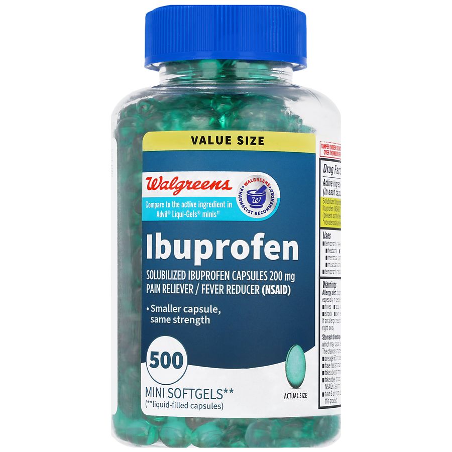 Walgreens Ibuprofen 200 mg Mini Softgels
