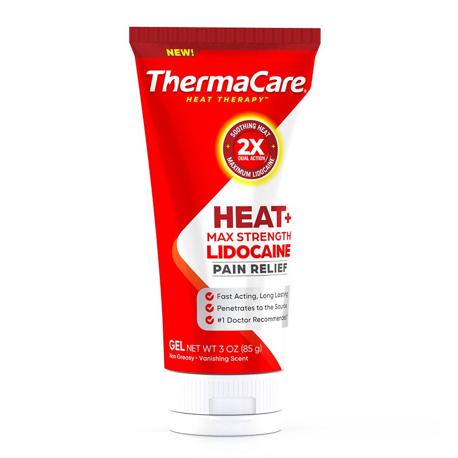 ThermaCare Heat + Max Strength Lidocaine Gel