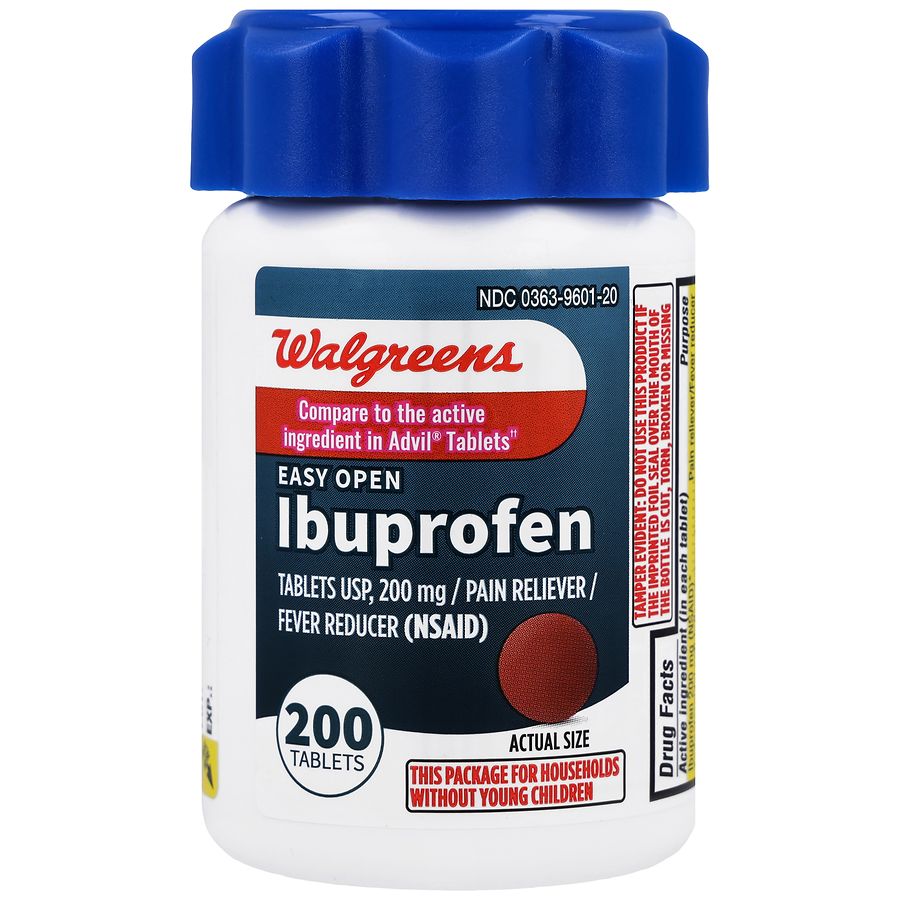 Walgreens Easy Open Ibuprofen 200 mg Tablets