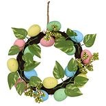 Festive Voice Egg Wreath