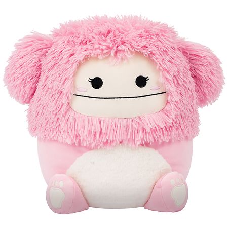 Squishmallows Bigfoot with Fuzzy Belly Plush 12 Inch Pink