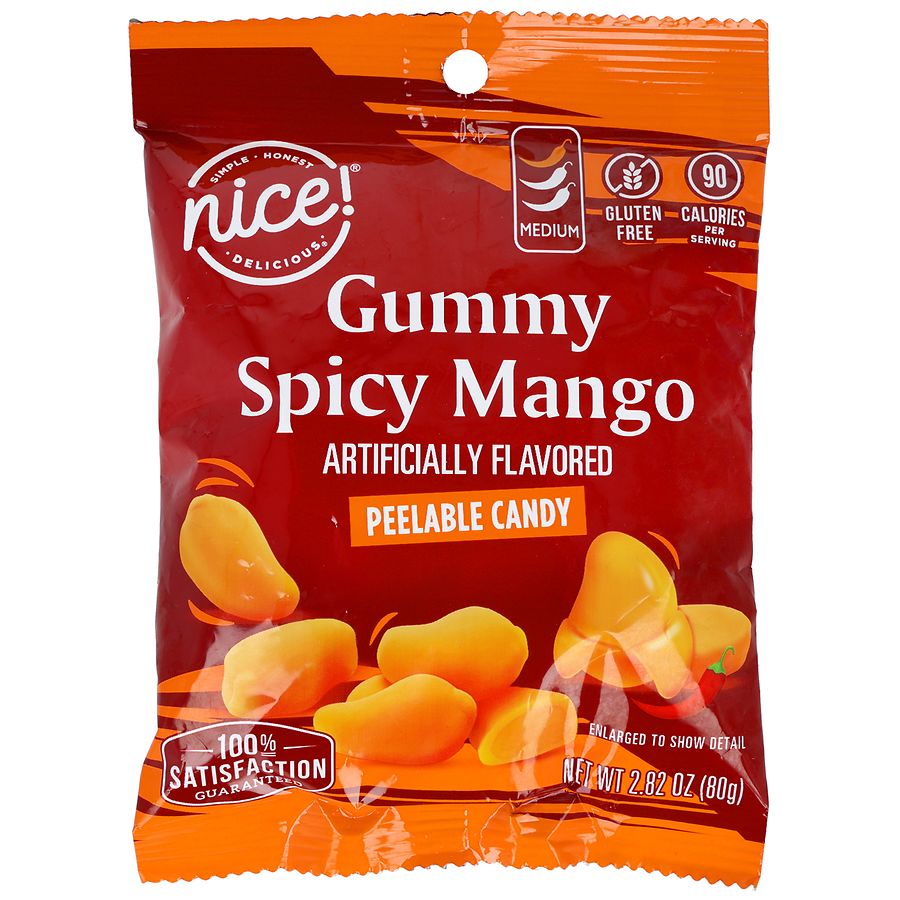 Nice! Gummy Peelable Candy Spicy Mango