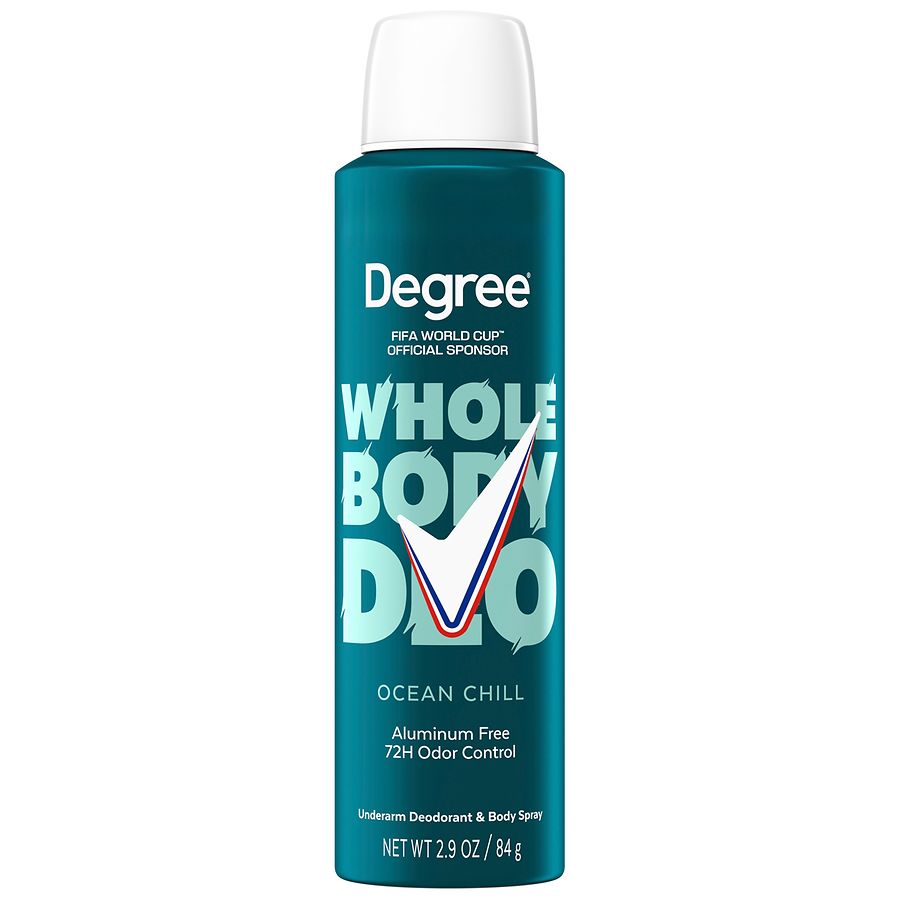 Degree Men Whole Body Deodorant Spray Ocean Chill