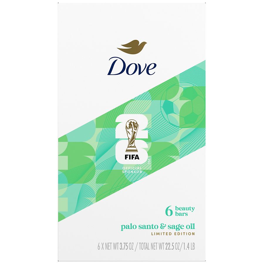 Dove Limited Edition FIFA Beauty Bar Soap Palo Santo & Sage Oil