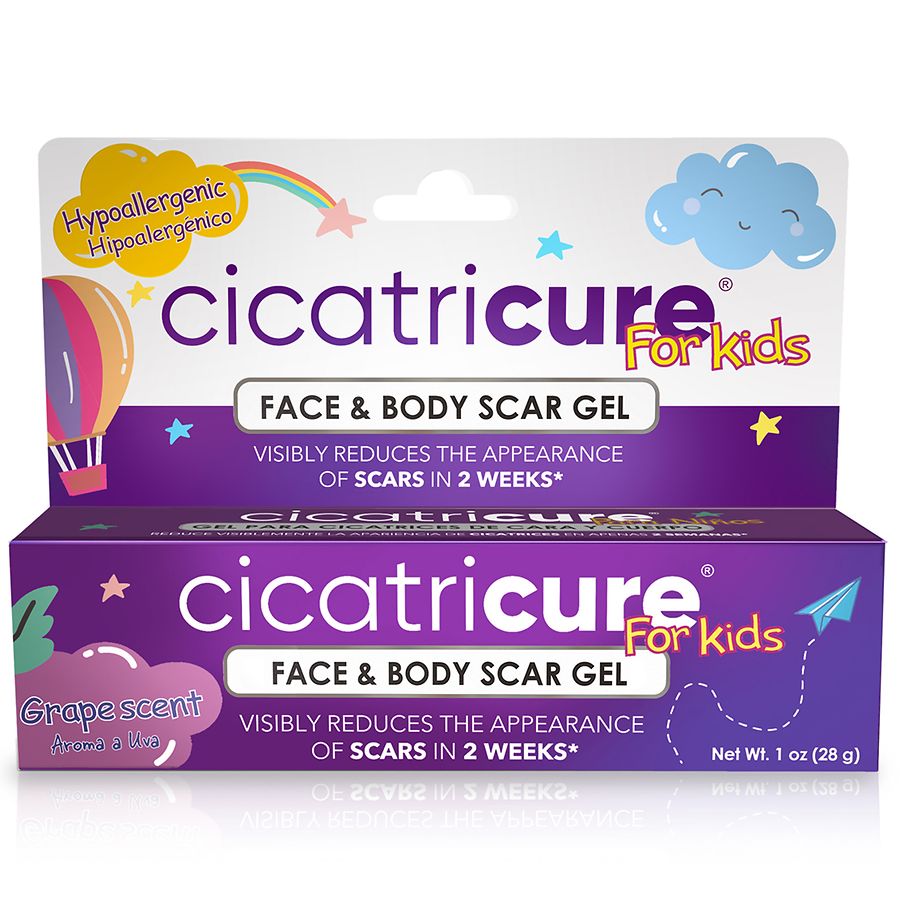 Cicatricure Face & Body Scar Gel for Kids Grape