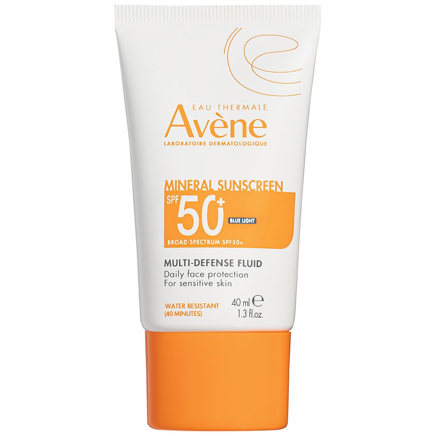 Avene Mineral Sunscreen Multi-Defense Fluid SPF 50+ | Walgreens