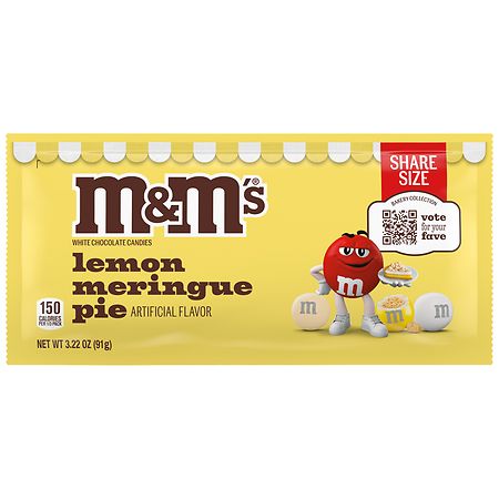 M&M's Lemon Meringue Pie White Chocolate Candy