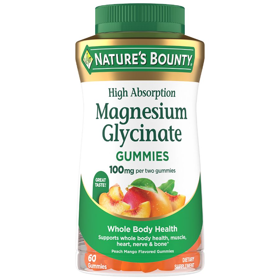 Nature's Bounty Magnesium Glycinate Gummies - 60ct