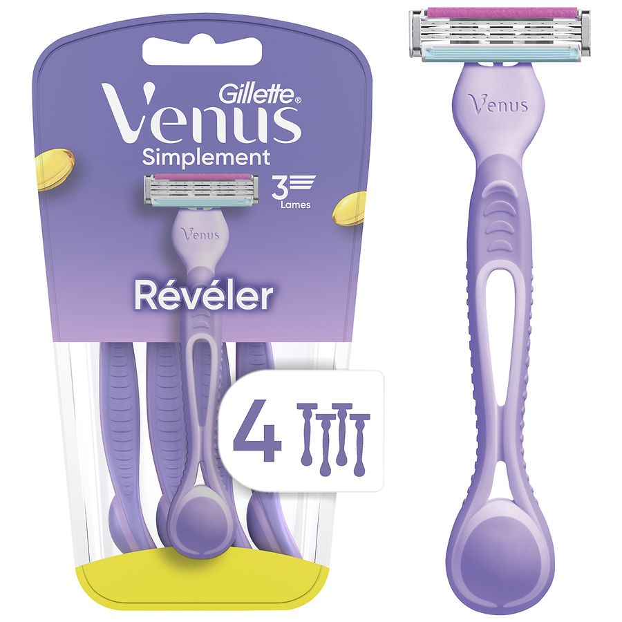Gillette Venus Simply3 Reveal Disposable Razors | Walgreens