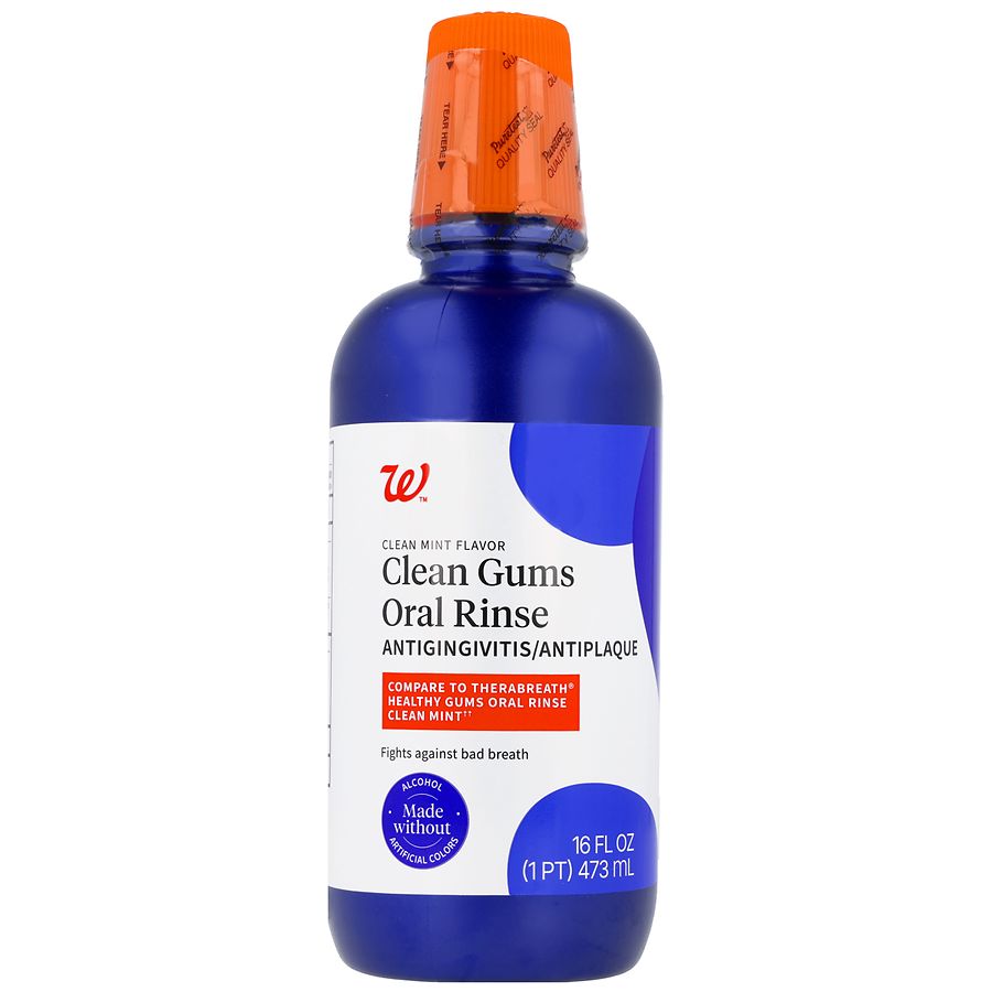 Walgreens Clean Gums Oral Rinse Clean Mint