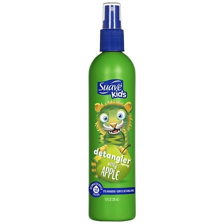 Suave Kids Detangler Spray, Tear-Free Leave-In Conditioner Silly Apple