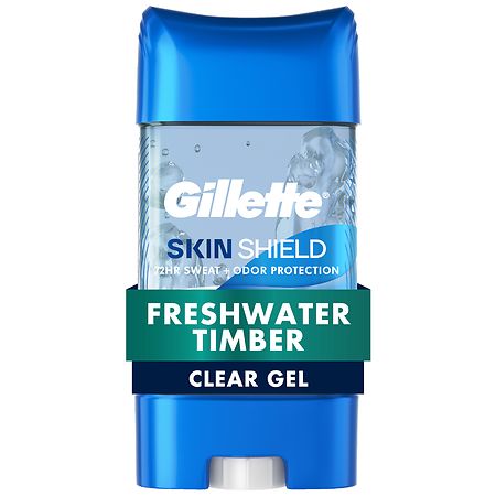 Gillette Clear Gel Antiperspirant and Deodorant for Men Freshwater Timber