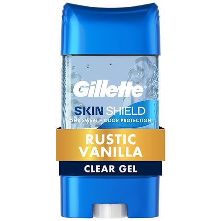 Gillette Clear Gel Antiperspirant and Deodorant for Men Rustic Vanilla