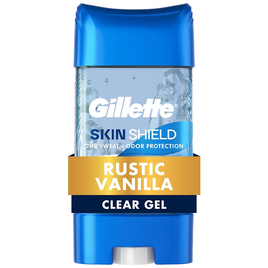Gillette Clear Gel Antiperspirant and Deodorant for Men Rustic Vanilla