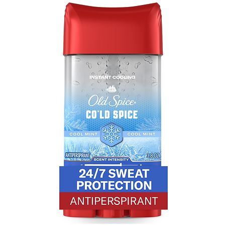 Old Spice Red Collection Clear Gel Antiperspirant for Men Cold Spice