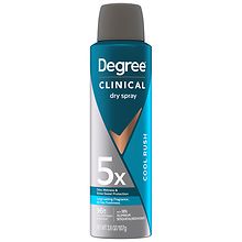 Degree Men Clinical Antiperspirant Deodorant, Dry Spray Cool Rush