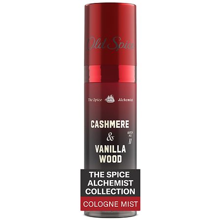 Old Spice Cologne Mist for Men, The Spice Alchemist Collection Cashmere and Vanilla Wood
