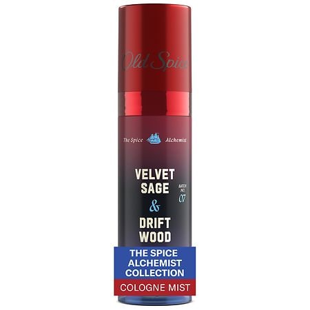 Old Spice Cologne Mist for Men, The Spice Alchemist Collection Velvet Sage and Driftwood