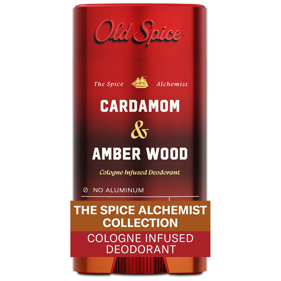 Old Spice Deodorant for Men, The Spice Alchemist Collection Cardamom and Amber Wood