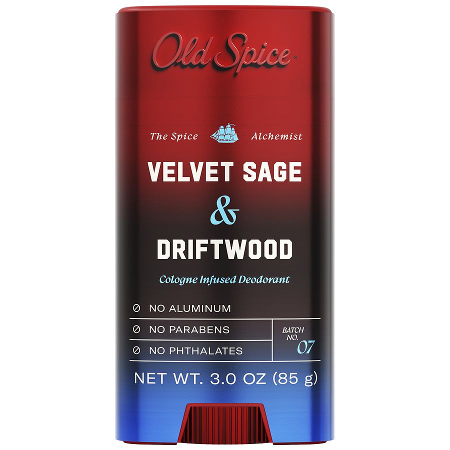 Old Spice Deodorant for Men, The Spice Alchemist Collection, Cologne Infused Velvet Sage and Driftwood
