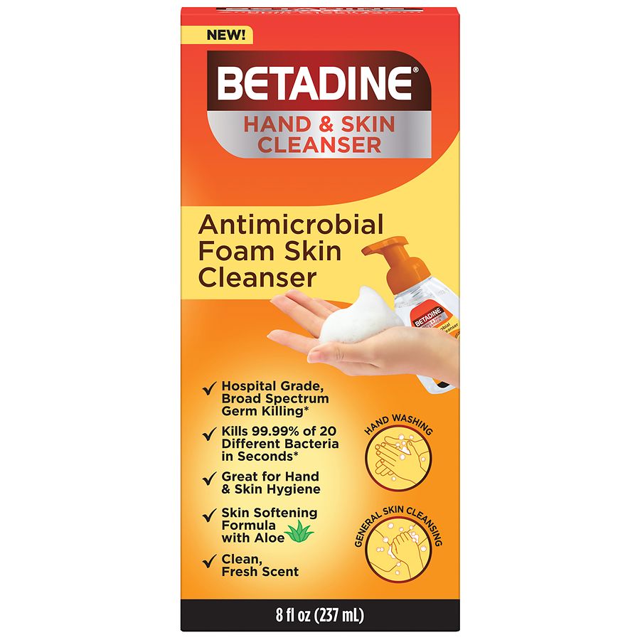 Betadine Antiseptic Cleansing Foam