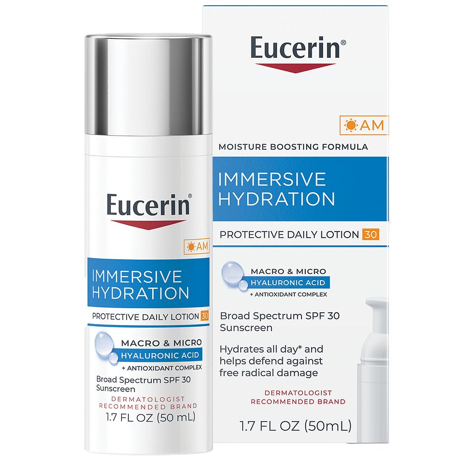 Eucerin Immersive Hydration Daily Lotion with SPF 30 Unscented