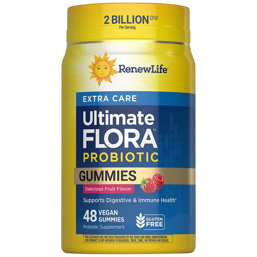 ReNew Life Ultimate Flora Probiotic, Extra Care Digestive Gummy